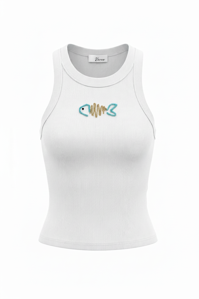 Swirling fish tank top