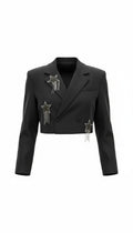 Star Cropped Blazer